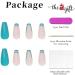 Runrayay Green Line Long Press on Nails | French Tips Coffin Fake Nails | Matte Full Cover Acrylic Nails for Women & Girls - Buy Online on GoSupps.com