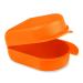 wellsamed KFO splint box Green Line orange 100% recycled for storing braces or dental splints