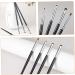 OHPHCALL 8 Pcs Eye Shadow Brush Set Eyeshadow Brush Eye Brush for Eyeliner Makeup Eyeliner Brush Black 16.90X0.40X0.40CMx2pcs Blackx2pcs - Buy Online on GoSupps.com
