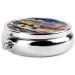 Cartoon Airliner Portable Metal Pill Box - Travel-Friendly Mini Organizer with 3 Compartments - Perfect for Small Pills - Buy Online on GoSupps.com