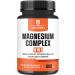 5in1 Magnesium Complex Supplement with 20% Purified - 500mg of Magnesium Bisglycinate Citrate & More for Muscle Relaxation Mood Bone Health & More - 90 Capsules