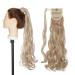 Sego Hair Part Braid Ponytail Clip-In Extension - 24 Wavy Sandy Blonde & Bleach Blonde | Real Hair Look - Buy Online on GoSupps.com