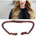 Hair Curler Headband Smoothing Edges Heatless Hair Roller Skin Friendly Prevent Hair Damage Button Fixed for Thick Hair for Night Use(Brown) - Buy Online on GoSupps.com