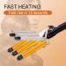 Hair Crimper Curling Iron Ceramic Crimpers Wavers Curler Wand Fast Heating 30mm 5 Barrels Hair Waver Styling Tools Wand Iron for Hair (180 to 210 ) - Buy Online on GoSupps.com