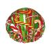 Merry Christmas Printed Shower Cap Bath Cap Waterproof Shower Caps Fits All Head Sizes All Hair Textures for Women Hair Bath Caps