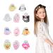 11 Pieces Mini Hair Claws - simyron Mini Hair Claw Clips Cartoon Girls Hair Clips Girl's Hair Accessories Clips Clamps Accessories for Baby Girls Toddlers