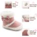 Sonsage Infant Snow Boots Soft Anti-Skid Ankle Booties - Pink, 6-12 Months - Buy Online on GoSupps.com