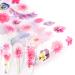Colorful Flower Nail Foils - Nail Art Glue Transfer Decals for Acrylic Nails - 10 Sheets - Buy Online on GoSupps.com