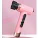 Portable Cordless Hair Dryer Low-Heat USB Rechargeable Blow Dryer 3 Modes Travel Hair Dryer w/Hot and Cold Air Suitbale for All Hair Types Pink