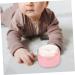 GAFOKI 4pcs Baby Powder Puff Travel Dispenser - Pink Loose Powder Puff Container for After-Bath Use - Buy Online on GoSupps.com