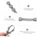 Buy Gatuida Mask Extension Buckle - 10 Silicone Hook Adjusters for Comfortable Face Mask Fit | International Shipping - Buy Online on GoSupps.com