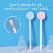 Y-Kelin Kids Tongue Cleaner Set - Lollipop Shape Silicone Tongue Brush for Kids - Reduce Bad Breath - 2 Pack - Buy Online on GoSupps.com