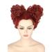 Topcosplay Women's Wig Red Brown Wig Halloween Costume Cosplay Wigs (Red Brown)