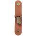 Porceosy Outdoor Hutclip Here is a product title for listing hat clips made of synthetic leather for solar hats hiking camping free-handed outdoor accessories caramel