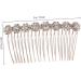 DOITOOL Flower Hairpin Comb Hair Barrettes Hair Pin Hair Clip Comb Rhinestone Bobby Pins Bride Sun Flower Headgear Flower Hair Clip Comb - Buy Online on GoSupps.com