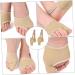 JEWEDECO Bunion Socks - 1 Pair Toe Splitter & Guard for Bunion Relief | Protective Cover for Big Toe - Toe Stretcher and Hallux Valgus Socks - 9x6.8cm - Buy Online on GoSupps.com