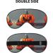 Fall Pumpkin Print Ultra-Soft Eye Mask | Light-Blocking for Optimal Comfort & Restful Sleep International Shipping Available - Buy Online on GoSupps.com