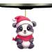 WOBBLO Panda Christmas Ornaments - Acrylic Car Accessories Panda Hanging - Cute Panda Interior Pendant for Christmas Tree Living Room Home Window Car Outdoor - Buy Online on GoSupps.com