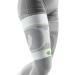 Bauerfeind Sports Compression Upper Leg Sleeves - White Large/Long (1 Pair) - Buy Online on GoSupps.com