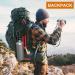 Heavy Load Aluminum Hook Keychain Carabiner - Favofit 12KN (1224 kg) for Hammock Outdoor Camping - Ultra-Echo Small D-Ring for Keys & Dog Leash - Buy Online on GoSupps.com