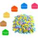 YEAKOO Dog Snuffle Mat 45x45cm Hand Woven Smell Training Toy - Yellow/Purple/Blue - Buy Online on GoSupps.com