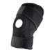 Keenso Knee Brace Adjustable Compression Knee Patellar Pad Tendon Support Sleeve Brace for Men Women (Black)