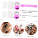 Healeved 5 Sets Nail Art Silicone Stamp Manicure Stamper Manicure Stamping Tool Nail Kits Nail Art Printer Silicone Manicure Printing Stamper Silica Gel Scraper Set Purple Metallic Color - Buy Online on GoSupps.com