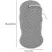 Ultra Soft Bath Body Shower Sponges - 2PCS Exfoliating Sponge Set for Adults, Children, and Pregnant Women - Grey - Buy Online on GoSupps.com
