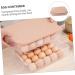 Uonlytech 3pcs Egg Storage Box Cup Holder Storage Bins with Lid Egg Dish Boiled Egg Box Household Pp re-usable - Buy Online on GoSupps.com