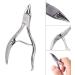 Cuticle Cutter with Protective Cap Stainless Steel Cuticle Nippers for Ingrown Nails Manicure Tool for Hard Nails with Easy-grip Design - Buy Online on GoSupps.com