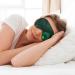 Shop Black and Gold Geometric Print Unisex Sleep Mask | Double-Sided Eye Mask for Sound Sleep & Skin Care - Buy Online on GoSupps.com