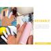 100pcs Pure Cotton Finger Cots - Breathable & Wear-Resistant Finger Protectors for Household & Multi-Function Use - Portable Finger Sleeves - Buy Online on GoSupps.com
