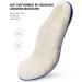 WALKHERO Sheepskin Arch Supports Orthotics Insoles - Cozy & Fluffy Premium Sheepskin Insoles for Men & Women - Natural Sheep Wool Fleece - White - Size 6-6 1/2 | 8-8 1/2 - Buy Online on GoSupps.com