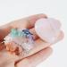Soulnioi Pink Crystal 7 Chakra Tree of Life Pendant - Rose Quartz Healing Stone Necklace - Buy Online on GoSupps.com