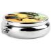 Turtles on The Beach Portable Metal Pill Box | Round Mini 3-Compartment Design for Travel | Ideal for Small Pills - Buy Online on GoSupps.com
