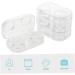 Partykindom 4er Box Contact Lens Container & Makeup Kit | Cleaning Set & Glasses Case for Lenses - Buy Online on GoSupps.com