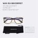 ZENOTTIC Anti-Blue Light Reading Glasses for Men - Rectangular UV 400 Protection for PC TV & Gaming - Tortoise with Glasses Case - Buy Online on GoSupps.com