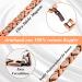 Vicmag Copper Magnetic Bracelet for Women - 99.99% Solid Pure Copper Adjustable Size Gift Box - Shop Now! - Buy Online on GoSupps.com