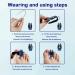 GSYUWIH 4 Pack Hammer Toe Straighteners - Aluminum Plate Blue Corrector for Curled Toes - Men & Women Toe Wraps - Buy Online on GoSupps.com