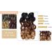 Just Another One French Spiral Curls Curly Braiding Hair Loose Wave Crochet Hair Braids Pre Stretched Braiding Extension Artificial Hair 22 inch Ombre Dark Brown and Light Brown - Buy Online on GoSupps.com