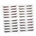 Beatifufu 20 Pairs Eyeshadow Stickers Eyeliner Face Makeup Eyeliner Transfer Eyeshadow Eyelid Stickers Glue