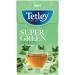Green Tea Bundle which Contains Tetley Super Green Detox Mint Tea Bags 20 per pack - Pack of 4 with Grocery List Card - Buy Online on GoSupps.com