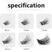 Jsdoin Cluster Lashes 84 Pcs C/D Curl 8-16mm Length DIY Eyelash Extensions - Natural & Mega Styles - Buy Online on GoSupps.com