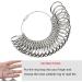 HEYMOUS Ring Sizer Mandrel Set - Steel Measuring Tool Gauge with Rubber Mallet and Finger Size Stick for Jewelry Making - Buy Online on GoSupps.com