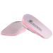 Correct Position Heel Lift Inserts Thick Heel Cushioning Height Increase Insoles Heel Cup Shoe Heel Inserts for Heel Spurs Heel Pain Plantar Fasciitis Achilles Tendonitis (0.6" Height Pink) 0.6" Height Pink