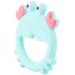 PREMYO Cooling Teething Ring for Babies - BPA-Free Silicone Teething Aid - Soft Relief for Teething Pain - Crab Mint Flavor - Buy Online on GoSupps.com