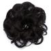 Tess Hair Part Dutt Black Hair Tie - Wavy Small Knot Updos Affordable 30g Hair Extensions for Women - Buy Online on GoSupps.com