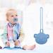 Juzinqu Baby Pacifier Clip Set | Silicone Schnuller Holder for Easy Travel & Cleaning | Perfect for Boys & Girls - Buy Online on GoSupps.com