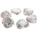 Natural Agate Geode Heart Shape Stone Crystals Halves Stones Slice Specimen Collection Loving Gifts 55-65mm Raw Stones and Minerals 1pc - Buy Online on GoSupps.com