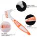 3-Piece Double Bristle Head Denture Cleaning Brush Set - Mixed Colours - Buy Online on GoSupps.com